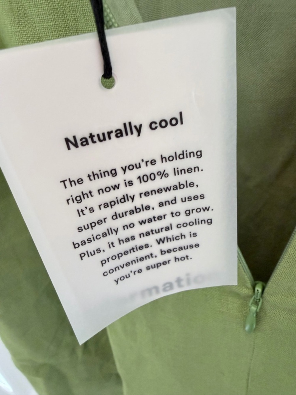 Reformation Belma Avocado Green Cutout Linen Mini Dress - Picture 8 of 10
